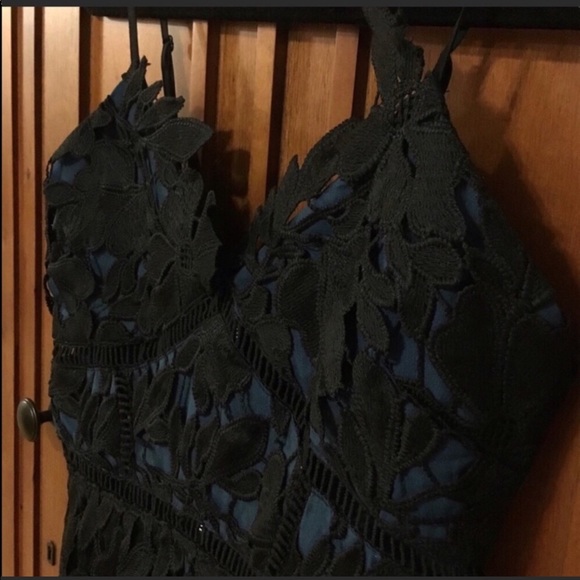 NWT Romeo + Juliet Couture Black/Teal Prom/Cocktail Dress - Picture 4 of 6